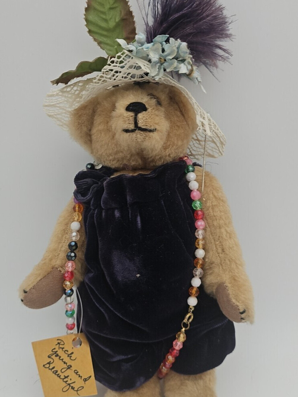 Stearnsy Bear "Rachel" Vintage Rich Young & Beautiful Artist Teddy Bear Dressed